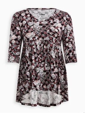 Torrid Disney Alice in Wonderland Checkerboard Babydoll Tunic Top 🌹